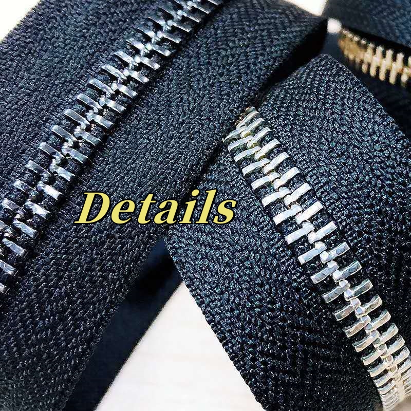 garments accessories high quliaty customized #4 metal zipper open end brass zipper for handbag jacket  jeans 