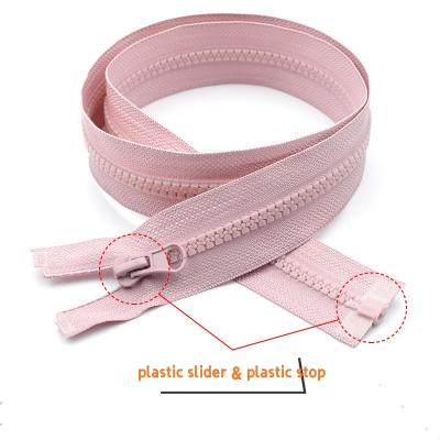 zipper hot selling directly sells custom #5/7/8/10 eco-friendly resin plastic teeth for jacket 