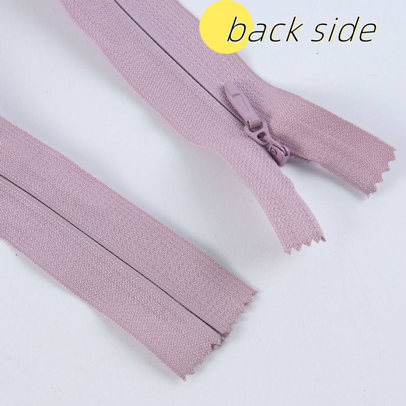Direct Factory Sale Wholesale #3/4/5  Invisible Zipper woven tape  Fabric nylon  Zippers Stock For Dress Garments