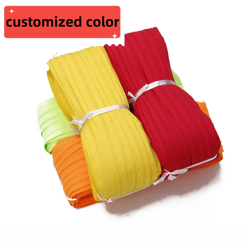 oeko-tex quality assurance China factory directly sales long chain nylon zipper rolls 3# 5# 7# 8# 10#for garments bags 