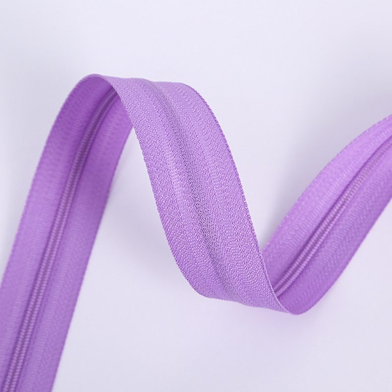 oeko-tex quality assurance China factory directly sales long chain nylon zipper rolls 3# 5# 7# 8# 10#for garments bags 