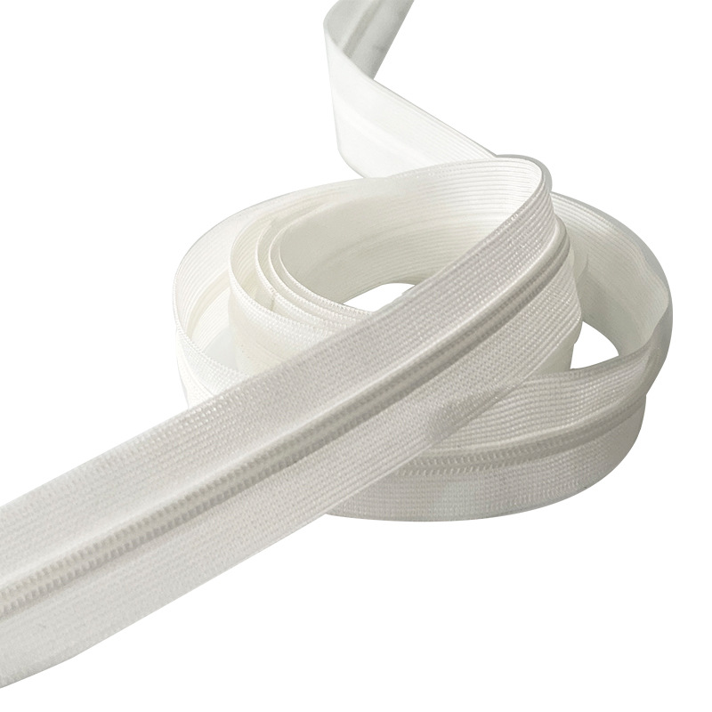 Invisible Zippers Suppliers Textile Dress #3 #4 #5 Fashion Wholesale Long Chain Zipper Roll hidden teeth lace  tape  for Garment Home