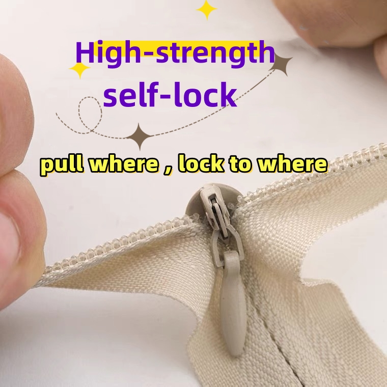 Professional manufacturers invisible zipper woven fabric tape long chain by yards  in bulk order for ladies dress shirt 