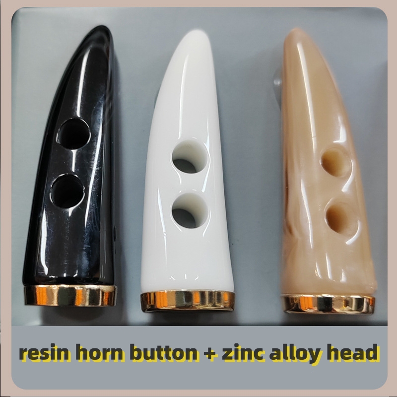 high quality Resin coat  horn button sweater hand sewing  button coat woolen for clothes accessories