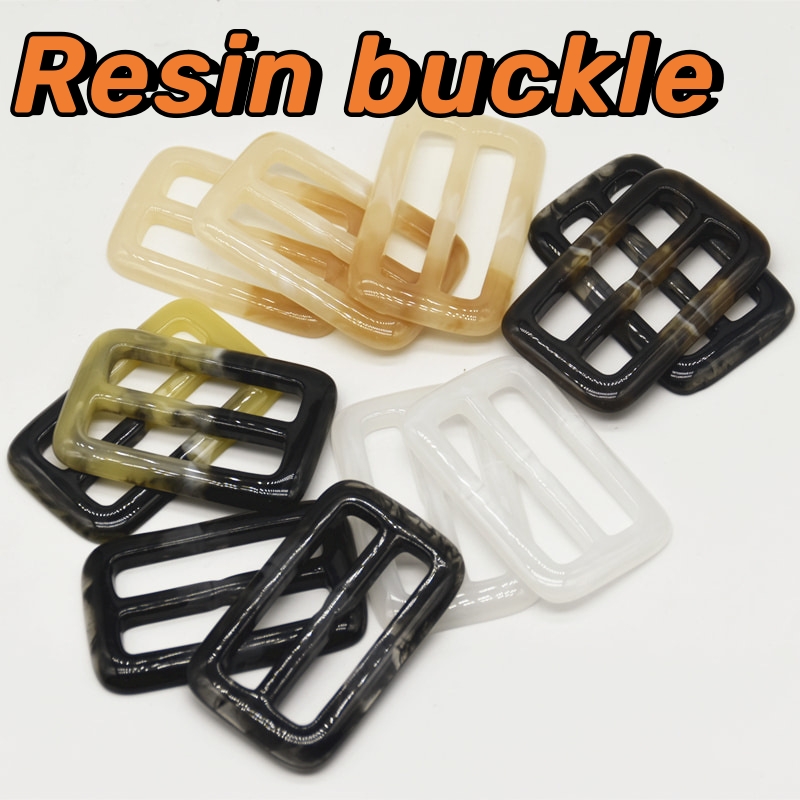 factory direct supply Custom Resin Adjustable Buckle for Coat Waist Buckle belt buckle 