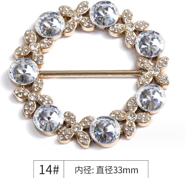 mix fashion design whosale Metal pearl corner buckle Women's T-shirt button buckle ring Silk scarf buckle for  coat belt decorative button