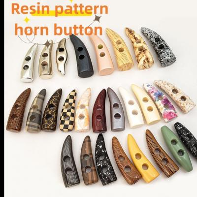 high quality Resin coat  horn button sweater hand sewing  button coat woolen for clothes accessories