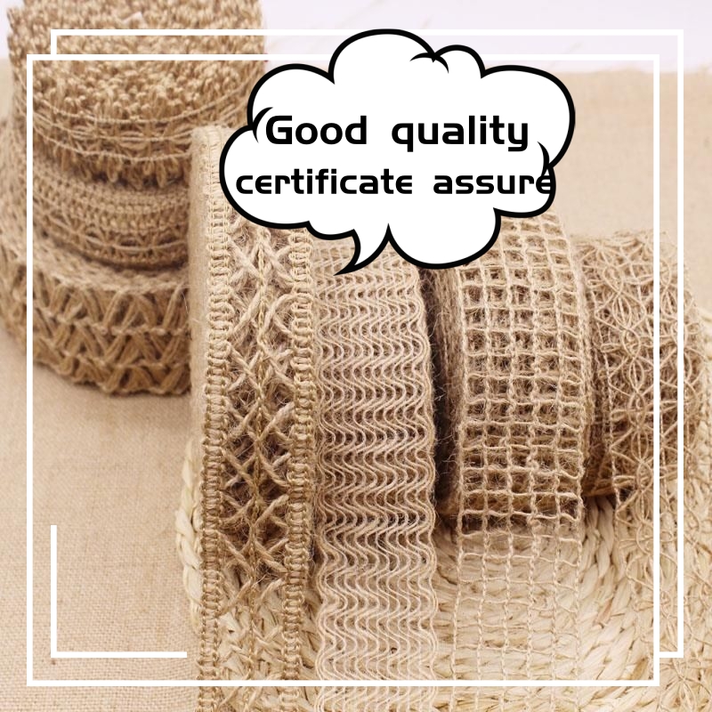 Eco-friendly  Jute Burlap Ribbon Wedding Craft hessian ribbon  Birthday Party Decor DIY Gifts 