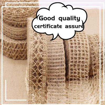 Eco-friendly  Jute Burlap Ribbon Wedding Craft hessian ribbon  Birthday Party Decor DIY Gifts 