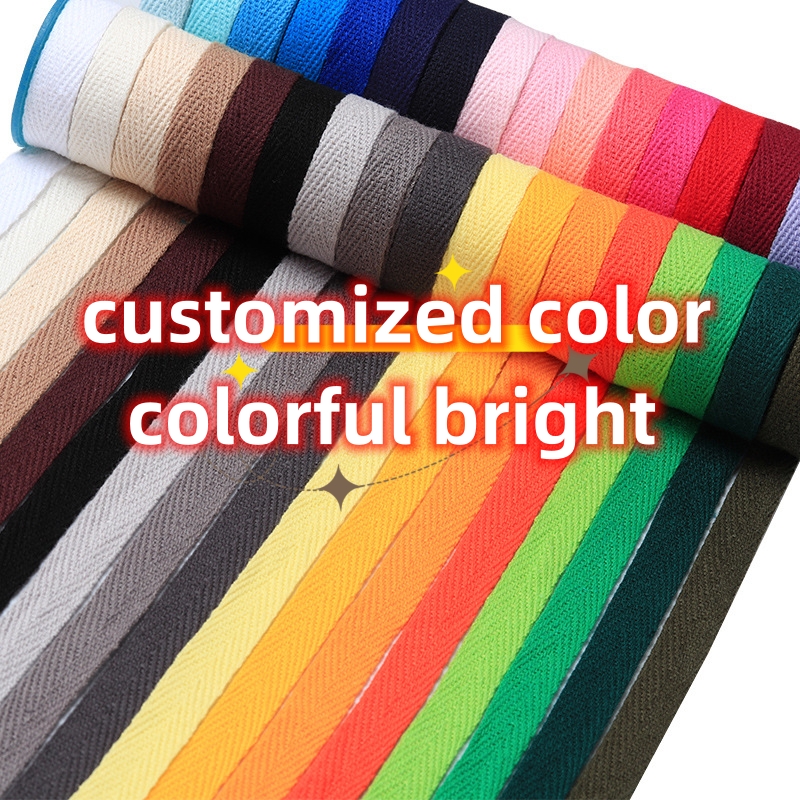 wholesale cheap cotton webbing tape cotton twill bias tape colorful print tape 