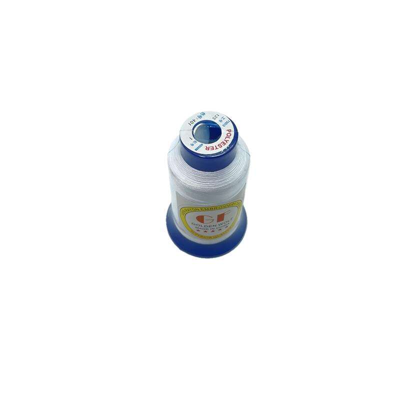 Factory direct sale 100% polyester machine embroidery thread 75D/2 4000m
