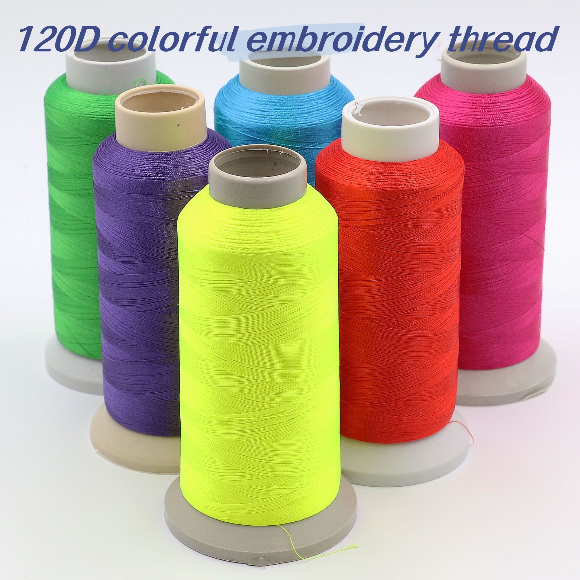 Popular Factory Manufacture 120D polyester embroidery thread for sewing 