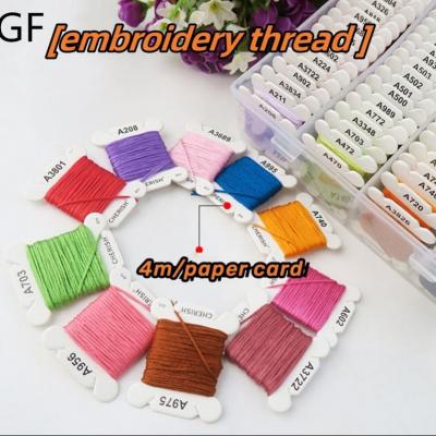 Wholesale High Quality 80colors Per Box Embroidery Thread 4m Each 100% Cotton Polyester Cross Stitching ThreadCategories：EMBROIDERY THRE