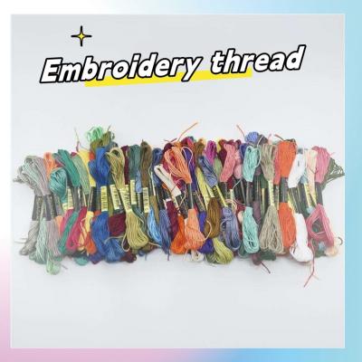 100 Colors 8m Cheapest 100%Polyester Mercerized Cross Stitch Embroidery Thread